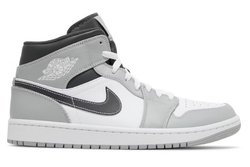 Кеды Nike Air Jordan 1 Mid "Light Smoke Grey" 554724-078 