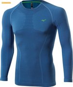 Мужская термофутболка Mizuno TUBULAR HEAT KNIT CREW A2GA4551-24