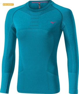 Термофутболка Mizuno TUBULAR HEAT KNIT CREW (W) A2GA4751-22