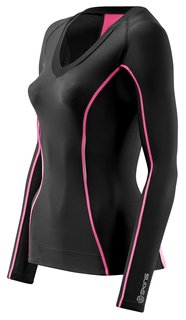 SKINS A200 B61063005 COMPRESSION TOP LONG SLEEVE (WOMEN)