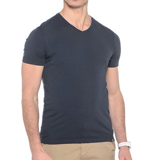 Champion V-neck T'Shirt 208837-DNB
