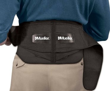 MUELLER LUMBAR BACK BRACE WITH REMOVABLE PAD 255
