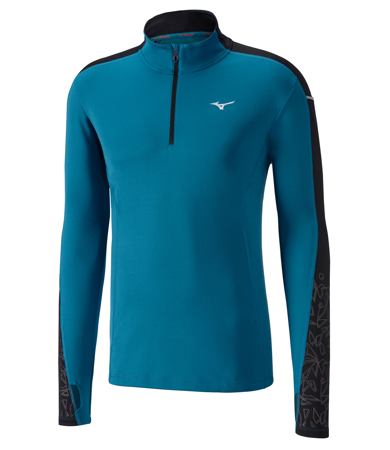 Мужская беговая рубашка Mizuno Vortex Warmalite HZ J2GC8546-12 купить с  доставкой — Спортивный стиль