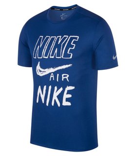 Мужская футболка для бега Nike Breathe Run Top Ss Gx AJ7584 438