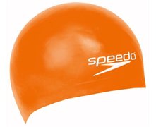 SPEEDO PLAIN MOULDED SILICONE JUNIOR CAP 8-709906526