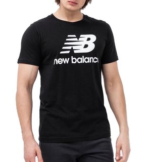Футболка New Balance Essentials Stacked Logo T-Shirt MT01575-BK