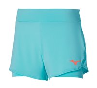 Теннисные шорты Mizuno Flex Short (Women) Blue 62GBA215-27