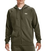 Мужская толстовка Under Armour Rival Cotton FZ Hoodie 1357106-390