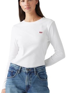 Женская футболка с длинным рукавом Levis ESSENTIAL HM LS TEE 000KL-0000