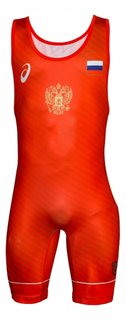 Борцовское трико ASICS RUSSIA WRESTLING SINGLET 2081A022 0023