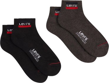 Носки (2 пары) LEVIS MID CUT SPRTWR LOGO 2P 37157-0148
