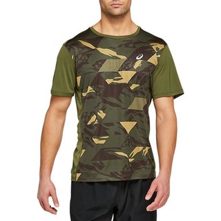 Мужская футболка для бега ASICS FUTURE CAMO SS TOP 2011B248 300