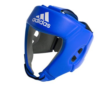 Шлем боксерский синий Adidas AIBAH1-blue