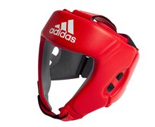 Шлем боксерский красный Adidas AIBAH1