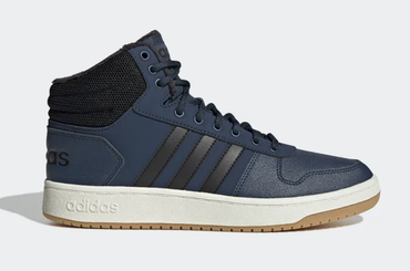 Мужские утепленные кеды Adidas Hoops 2.0 Mid GZ7939