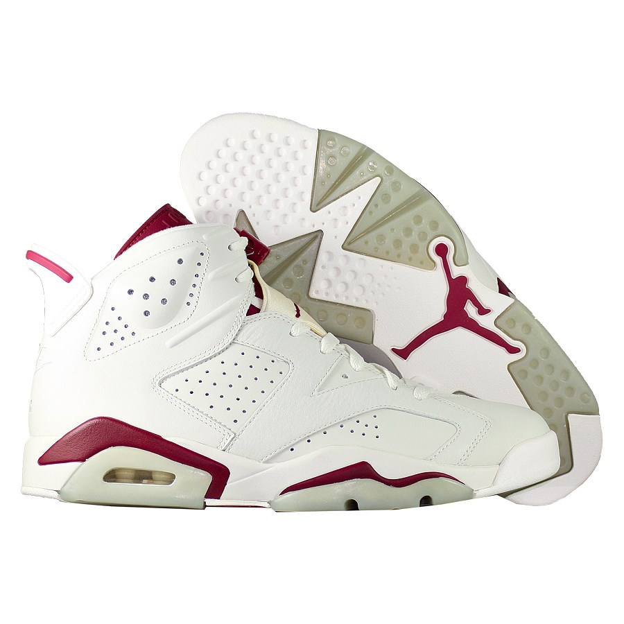 Nike air jordan 6 sales retro maroon