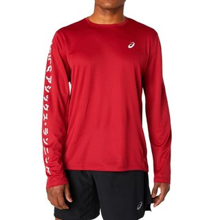 Мужская беговая футболка с длинным рукавом Asics Katakana LS Top 2011A818 600