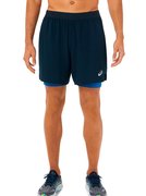 Шорты для бега с внутренними тайтсами Asics Road 2 In 1 7in Short 2011A771 405