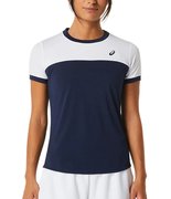 Женская футболка для тенниса Asics WOMEN COURT SS TOP 2042A262-402