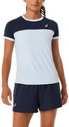 Женская футболка для тенниса Asics WOMEN COURT SS TOP 2042A262-408