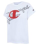 Женская футболка Champion Crewneck Croptop (Women) 112606-WHT