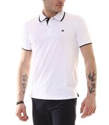 Мужское поло Champion Polo 214398-WHT/NNY/ZCCO