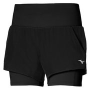 Шорты для бега Mizuno 2 In 1 4.5 Short (Women) J2GB1704-09