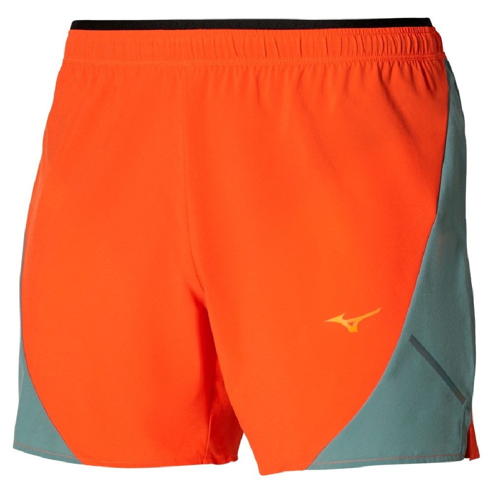 Мужские беговые шорты Mizuno ALPHA 5.5 SHORT "NASTURTIUM/LEAD" J2GBB005 ...