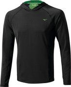 Мужская беговая футболка с капюшоном Mizuno WARMALITE HOODY J2GC4503-09