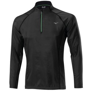 Мужская беговая рубашка Mizuno BREATH THERMO® WINDTOP J2GC4504-09