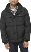 Куртка Levis Men Heavyweight Mid-Length Hooded Military Puffer Jacket LM2RN467-BLK