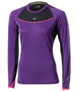 Женская беговая футболка MIZUNO Breath Thermo Crew 77SP350-67