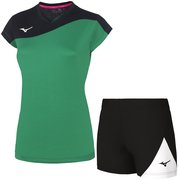 Женская волейбольная форма MIZUNO AUTHENTIC MYOU TEE+TIGHT (W) V2EA720335-V2EB720309