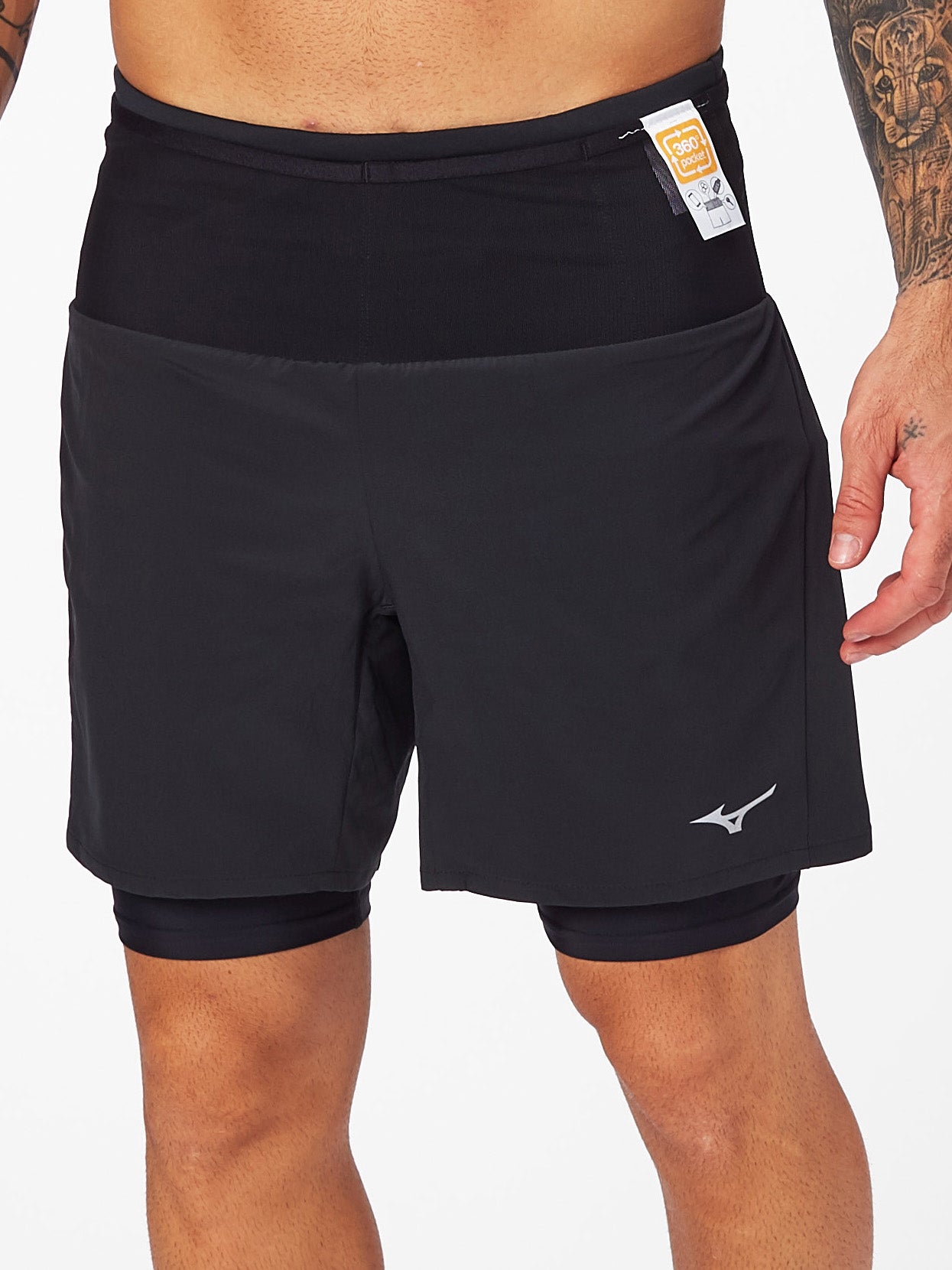 Mizuno Multi Pocket 7.5 2 In 1 Short J2GB1575 09