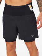 Шорты для бега Mizuno Multi Pocket 7.5 2 In 1 Short J2GB1575-09