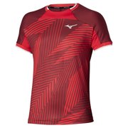 Футболка теннисная Mizuno STRAGAZER GRAPHIC SHORT SLEEVE TEE 62GAD003-63
