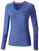 Женская беговая футболка Mizuno Tubular Helix Ls Tee (W) J2GA6732-22