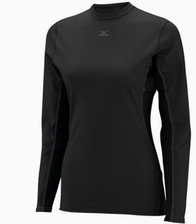 Термобелье (футболка с длинным рукавом) Mizuno Women's Mid Weight Crew 73CL151-09-S