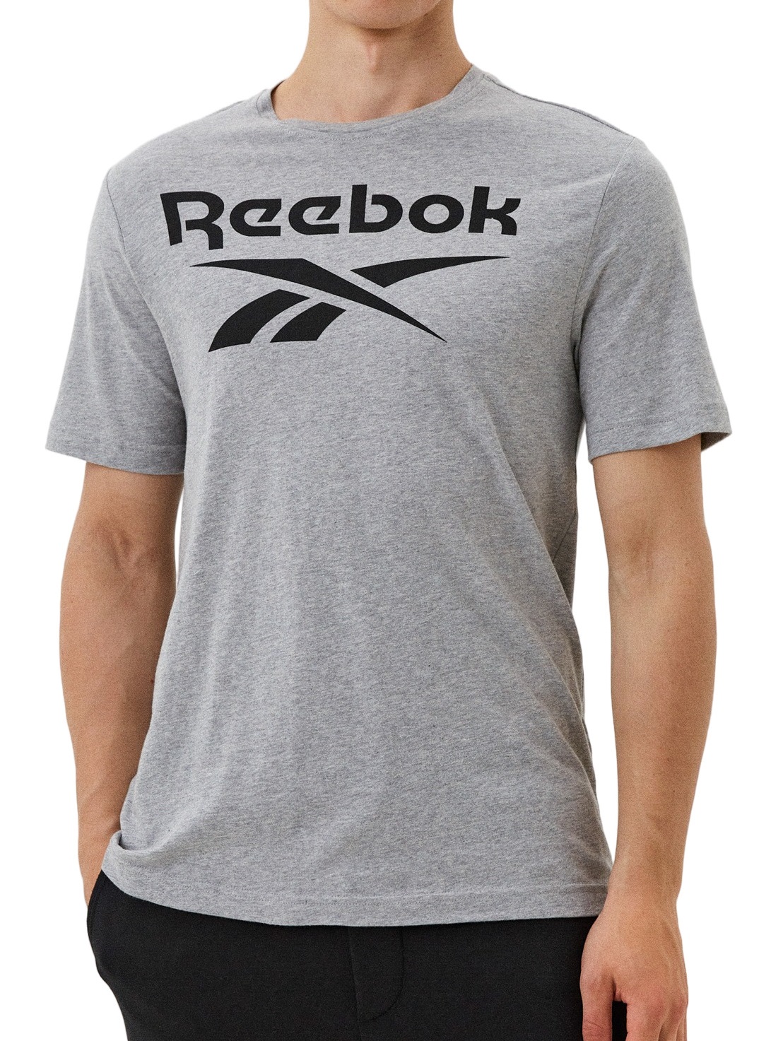 Футболка REEBOK IDENTITY STACKED LOGO T-SHIRT 100071173 купить с ...
