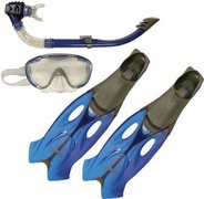 SPEEDO GLIDE MASK  SNORKLE & FIN SET 8-016595052