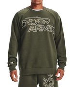 Толстовка Under Armour Rival Fleece Camo Script Crew 1366306-390