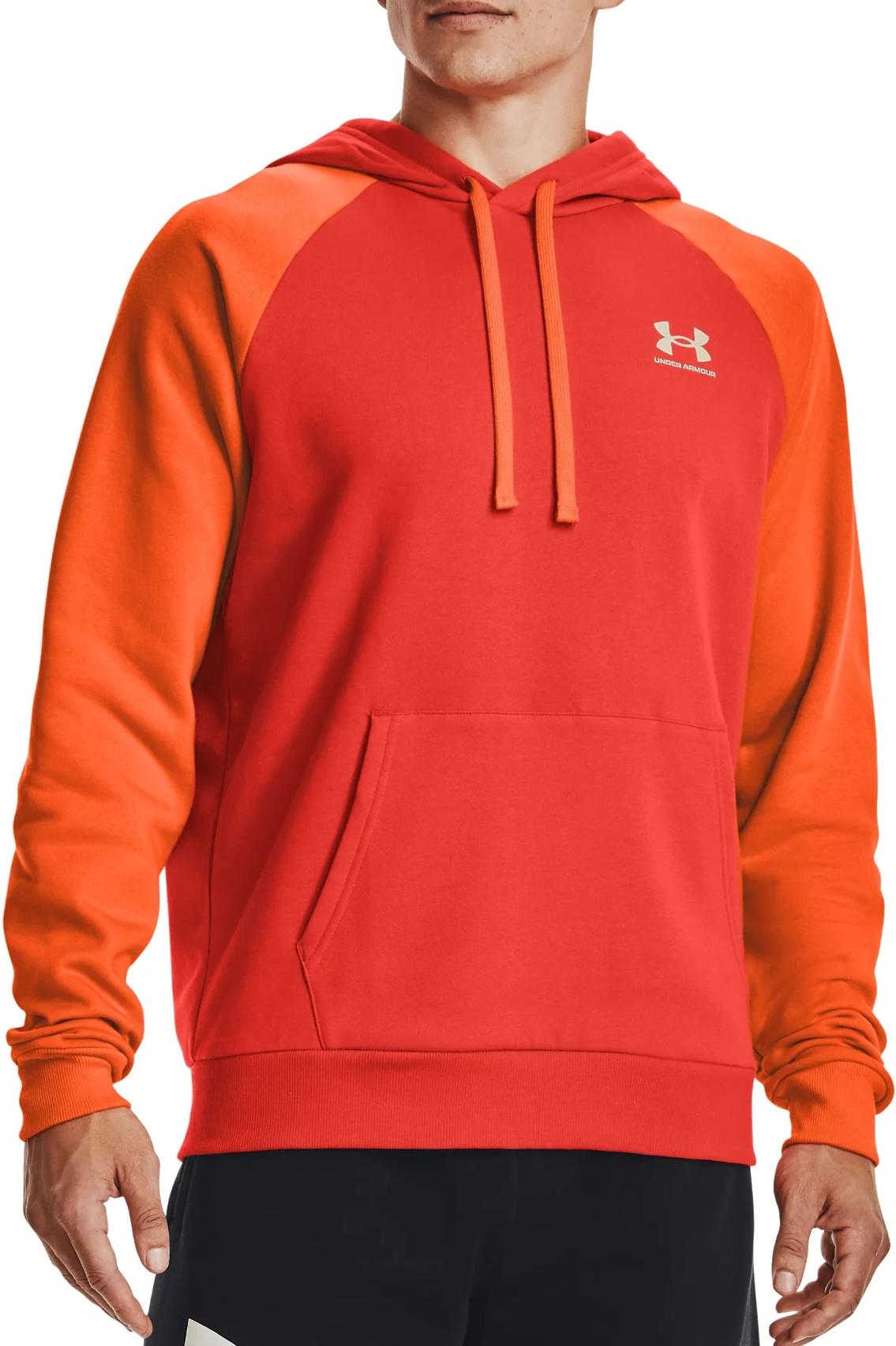 Fleece color block hoodie shop