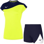 Форма волейбольная Mizuno Authentic Myou Tee + Tight Women's V2EA720344-V2EB720314
