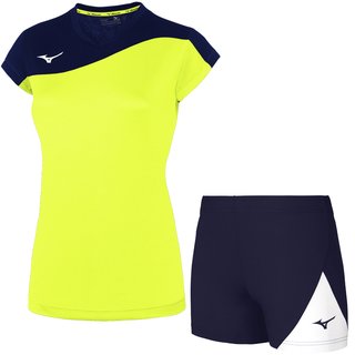Форма волейбольная Mizuno Authentic Myou Tee + Tight Women's V2EA720344-V2EB720314