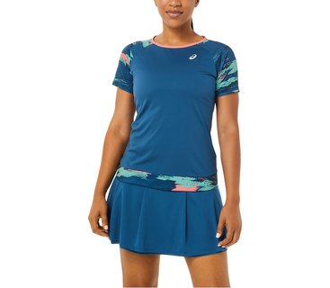Футболка для тенниса Asics Court Graphic SS Top (Women) 2042A214 401