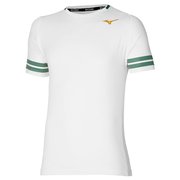  Футболка теннисная Mizuno Shadow Graphic Tee White 62GAA003-01