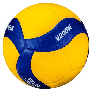 Волейбольный мяч Mikasa V200W Navy blue/Yellow V200W